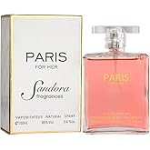 Sandora Fragrances Perfume for Women – INSPIRED by A WORLD RENOWNED WOMEN'S PERFUME – Orange, Jasmine, Patchouli, Vanilla – Elegant, Floral, Fresh, Long-Lasting Eau De Parfum 3.4 fl oz