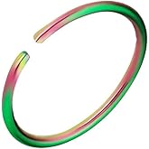 Forbidden Body Jewelry 20G Surgical Steel Colored Seamless Nose Ring & Cartilage Hoop with Comfort Round Ends (Sold Individually)