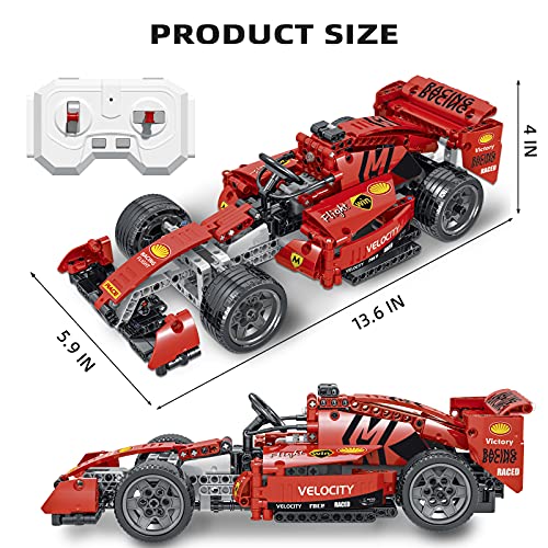 Remote Control Formula 1 Racing Car Building Kit,MOC 114 Scale Model