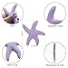 AILAMS Baby Teething Toy,BPA-Free FDA Approved Food Grade Silicone,Toddlers Starfish Teether Ring (Light purple)