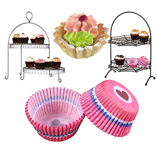 1 lot Great 100 pcs/lot Cooking Tools Grease-proof Paper Cup Cake Liners Baking Cup Muffin Kitchen Cupcake Cases Cake Mold
