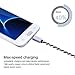 Android Charging Cable, NonoUV 5-Pack 6ft Nylon Braided USB 2.0 Data Sync Samsung Fast Charging Phone Charger Cord for Galaxy S3/S4/S6 Edge S7, Note 4 5, HTC, LG, Tablet, Bluetooth Speakers, Nokia