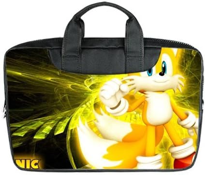 Portable Laptop handbag Custom Sonic the Hedgehog Durable High Quality Laptop Bag Sleeve for Macbook Air 15 Inch (Twin sides)