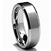 6MM Tungsten Satin Men's Wedding Band Ring Size 5-16