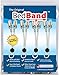 Bed Band- White. Original Bed Sheet Holder Straps (1 Pack) - USA Company- Sheet Grippers Suspenders with Smart Cordlock Button - Adjustable Fitted Sheet Holders with Bedsheet Clips - Corner Fasteners.