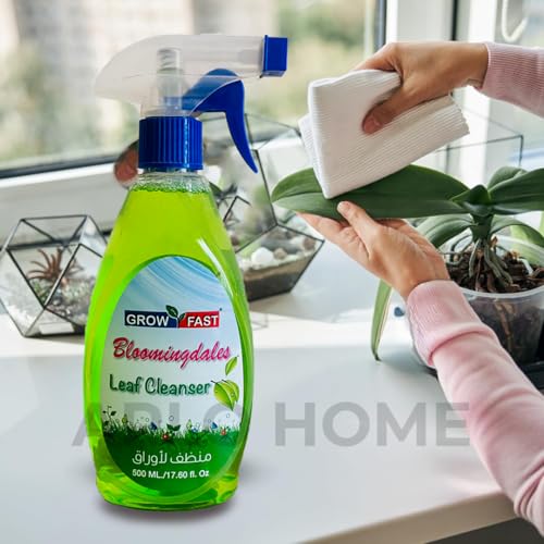 Organic Leaf Spray Cleanser Blooming dales (500 ml) Natural Indoor Plant Leaf Shine Spray for Houseplants Indoor and Outdoor Fresh Clean Plant For Home & Office Use
