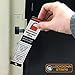 5 Pack - Full Size Lockdown Magnetic Strips for School Lockdowns - Simple Method to Lock Doors Quickly