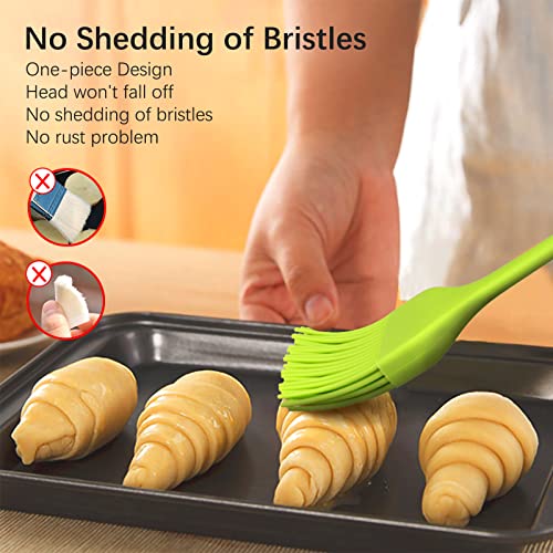 REIDEA Pastry Brush Set for Cooking, Baking & Basting, Small Silicone