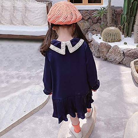 Amazon Co Jp Hudong キッズ 女の子 ワンピース 春着 秋着 可愛い 蝶結び ベビー ワンピース プリーツスカート 結婚式 パーティー 受験用 入園式 卒園式 女の子 ワンピース 90 130cm Color C Size 90cm ホーム キッチン