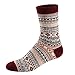 Ueither Unisex Mens/Womens 5 Pairs Vintage Style Thick Knitting Wool Warm Winter Fall Crew Socks