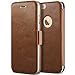 iPhone 6S Plus Case, Verus [Dandy Klop][Brown] - [Leather Wallet][Card Slot][Kickstand] For Apple iPhone 6 6S Plus 5.5