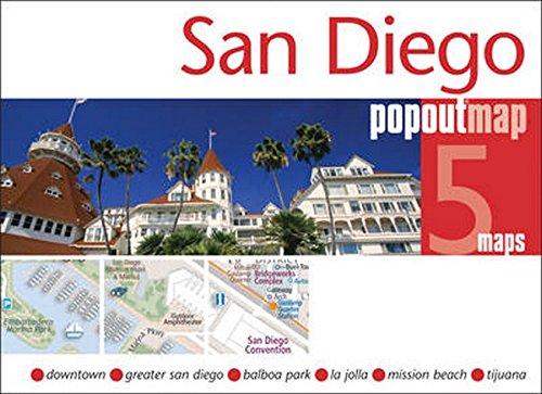 San Diego PopOut Map (PopOut Maps) by 