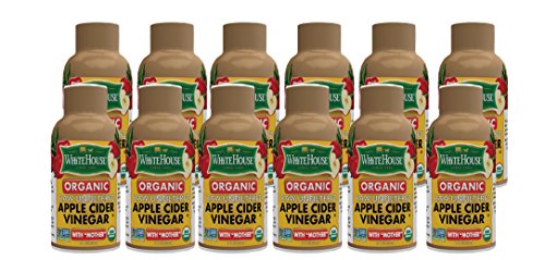 (12 bottles / 2oz ) White House Organic Apple Cider Vinegar ON-THE-GO