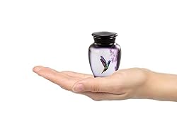 Hummingbird Keepsake Urn, Hummingbird Mini Urn for