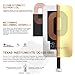 ASAKUKI Wireless Charging Receiver, Ultra-Thin Copper Coil Patch with Overvoltage Protection for Qi Wireless Charging Adapter–Smart & Fast Microchip Technology