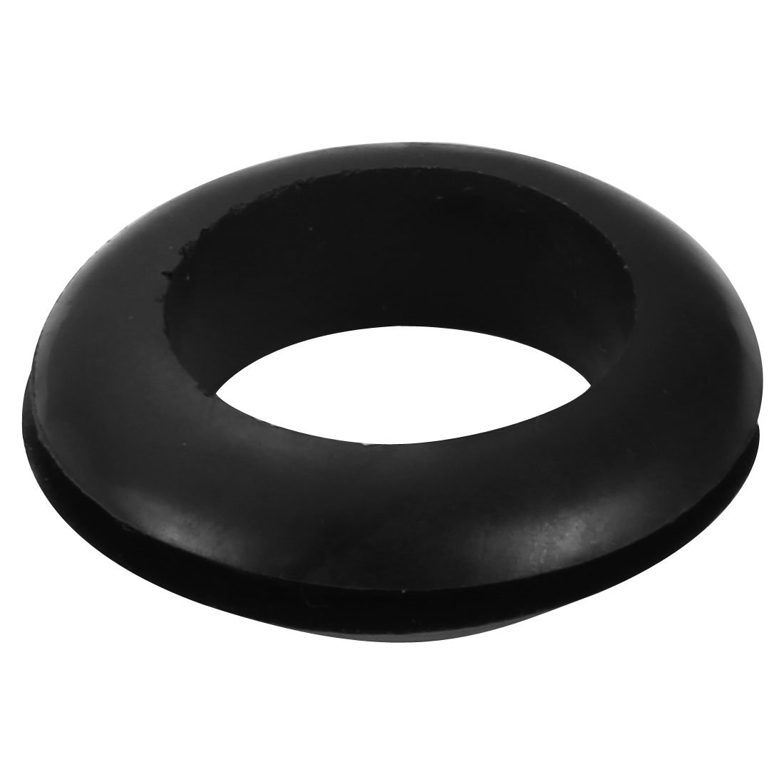 uxcell Wire Protective Grommets Black Rubber 25mm Double Sided Grommet