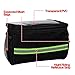 Bicycle Basket Handlebar Bag Black – Zone Tech Premium Quality Handlebar Bag with Reflective Stripe for Outdoor Activitythumb 2
