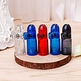 Lovup Portable Bullet Snuff Dispenser Snorter Rocket Shape Acrylic Bottle Nasal Box (3)