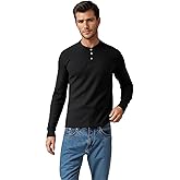 BROOKLYN'S BEST Men's Thermal Long Sleeve Top - Cotton Shirt for Winter, Warmth & Comfort, Soft, Breathable, Casual Wear