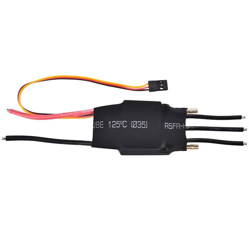 Watercooled ESC, Waterproof Brushless ESC 60A Water Cooling Electronic Speed Controller With 5V/3A UBEC for RC Boat Models Part
