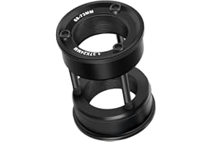 Aluminum Alloy Bike Bottom Bracket Conversion Kit, CNC Eccentric BB Adaptor for 68mm 73mm Frames, Lightweight Bicycle Part wi