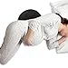hiccapop Pregnancy Pillow Wedge for Maternity | Memory Foam Pillows Support Body, Belly, Back, Knees (Black)