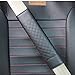 U&M 2pcs Seat Belt Covers, Leather Car Belt Protector Shoulder Seatbelt Pad for Adults Youth Kids - Car, Truck, SUV, Airplane,Carmera Backpack Straps (Black)