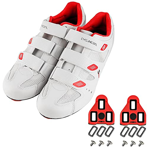 CyclingDeal Bicycle Road Bike Universal Cleat Mount Men's Cycling Shoes
