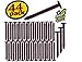 Window Shutters Panel Peg Lok Pin Screws Spikes 3 inch 48 Pack Fasteners (Burgundy) Exterior Vinyl Shutter Hardware Strongest Made in USA