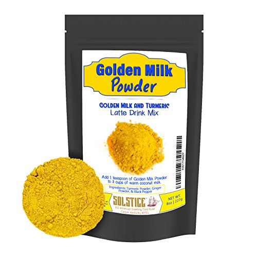 Golden Milk Powder Turmeric Tea Drink Mix, PreMixed Turmeric Golden Milk Mix,