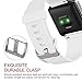 Fitbit Blaze Accessories Classic Band Small, UMTele Soft Silicone Replacement Sport Strap Band with Quick Release Pins for Fitbit Blaze Smart Fitness Watch White, Frame Not Included (5.5