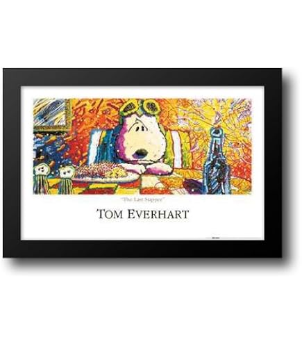 Amazon.com: Tom Everhart Framed Art Print 40x28 Dog Breath