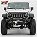 Razer Auto Textured Rock Crawler Stubby Front Bumper with OE Fog Light Hole, 2x D-Ring and Built-In 22
