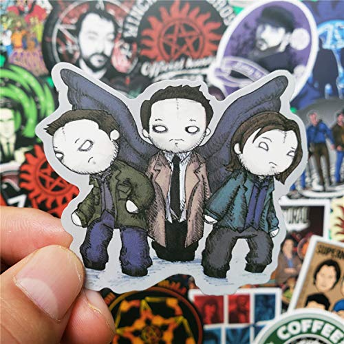 3 Supernatural+Stickers+Computer+Skateboard+Motorcycle