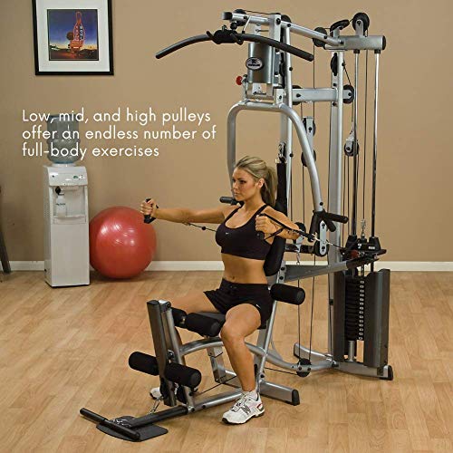 Powerline by BodySolid P2LPX Home Gym Equipment with Leg Press, Grey