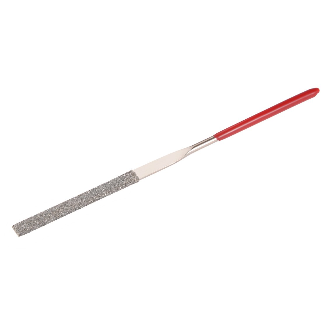 Sourcingmap 3mm x 140mm Flat Diamond Needle File 150 Grit for Metal Glass Stone