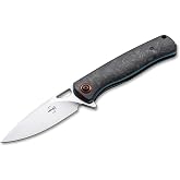 B&Ouml;KER Plus Nebula - pocket knife with carbon fiber handle scales - folding knife with D2 blade - small knife with clip