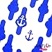 Whats Up Nails - Anchor Nail Vinyl Stencils for Nail Art Design (1 Sheet, 20 Stencils)