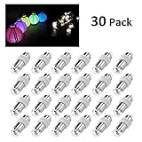 LEORX 30 LED Party Lights for Paper Lanterns Balloons Floral Party Decoration, Waterproof ,Warm White