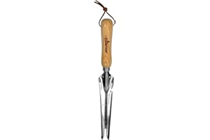 GARDTECH Hand Weeder Puller Tool, Dandelion Fork Weeding Knife Tool - 2023 New Garden Tool for Weeders Easy Quick Clean Removal Root Digging - Original Multi Use Rust-Resistance (13.8in)