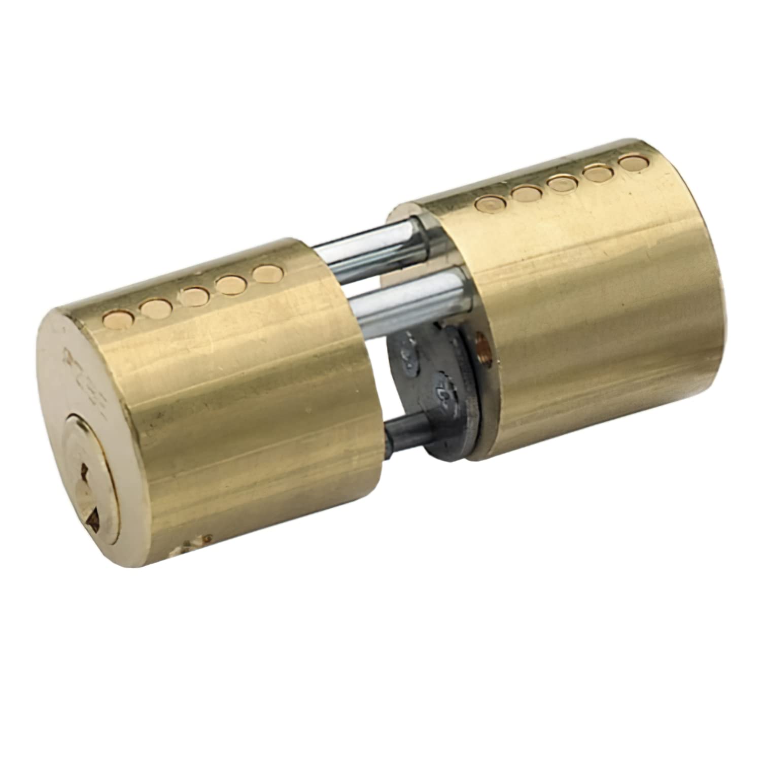 Yale 3010123 Round Cylinder, 30 mm diameter, Brass Finish