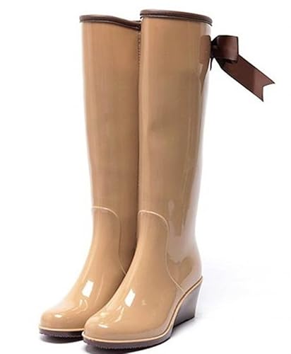 Amazon World Factory ロングレインブーツ レディース 長靴 6