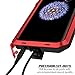 Galaxy S9+ / S9 Plus Case , Metal Shockproof Military Heavy Duty Protector Cover Case and Screen Protector for Samsung Galaxy S9+ / S9 Plus (Red)