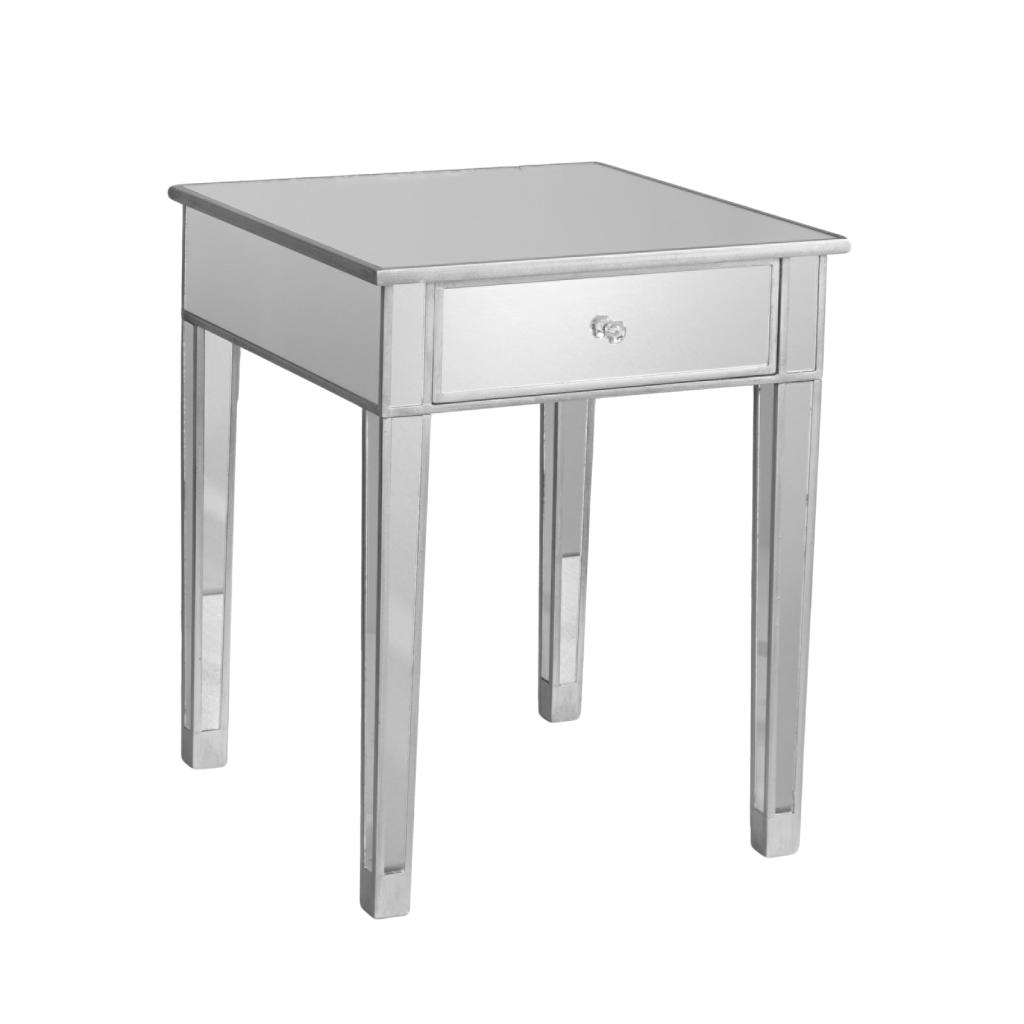 SEI Mirage Mirrored Accent table End Tables