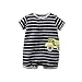 Carters Baby Boys 1-piece Appliqué Snap-up Cotton Romper (9 Months, Navy Truck)