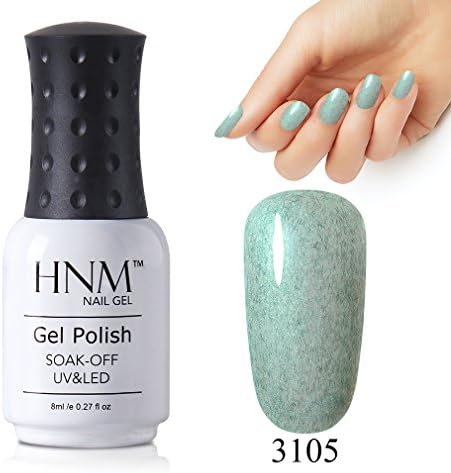 Shell Faux Fur Gel Polish HNM UV LED Soak Off Colourful Pearl Effect Gel Nail Varnish Gloss Fantastic Nail Art Salon Manicure Pedicure Lacquer 8ML (3105)