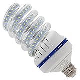 OUYIDE Spiral LED Corn Light Bulbs 200 Watt Equivalent 24W Daylight 6000K E26 E27 Medium Screw Base