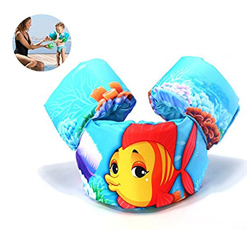 Raleighsee Puddle Jumper Infant Life Baby Jacket Swim Aid Swimming Training Coast Guard Approved Carton For Children Kids-Fish