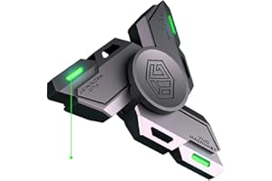 INNÔPLUS Fidget Spinners, Fidget Spinner Gifts for Adults, Stress Anxiety ADHD Relief Figets Toy, Metal Finger Hand Spinner Toy with Luminous Light, Spinner Absorb Solar Light Then Release in Dark