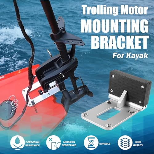 Deargooday Universal Transom Trolling Motor Mounting Bracket for Kayaks